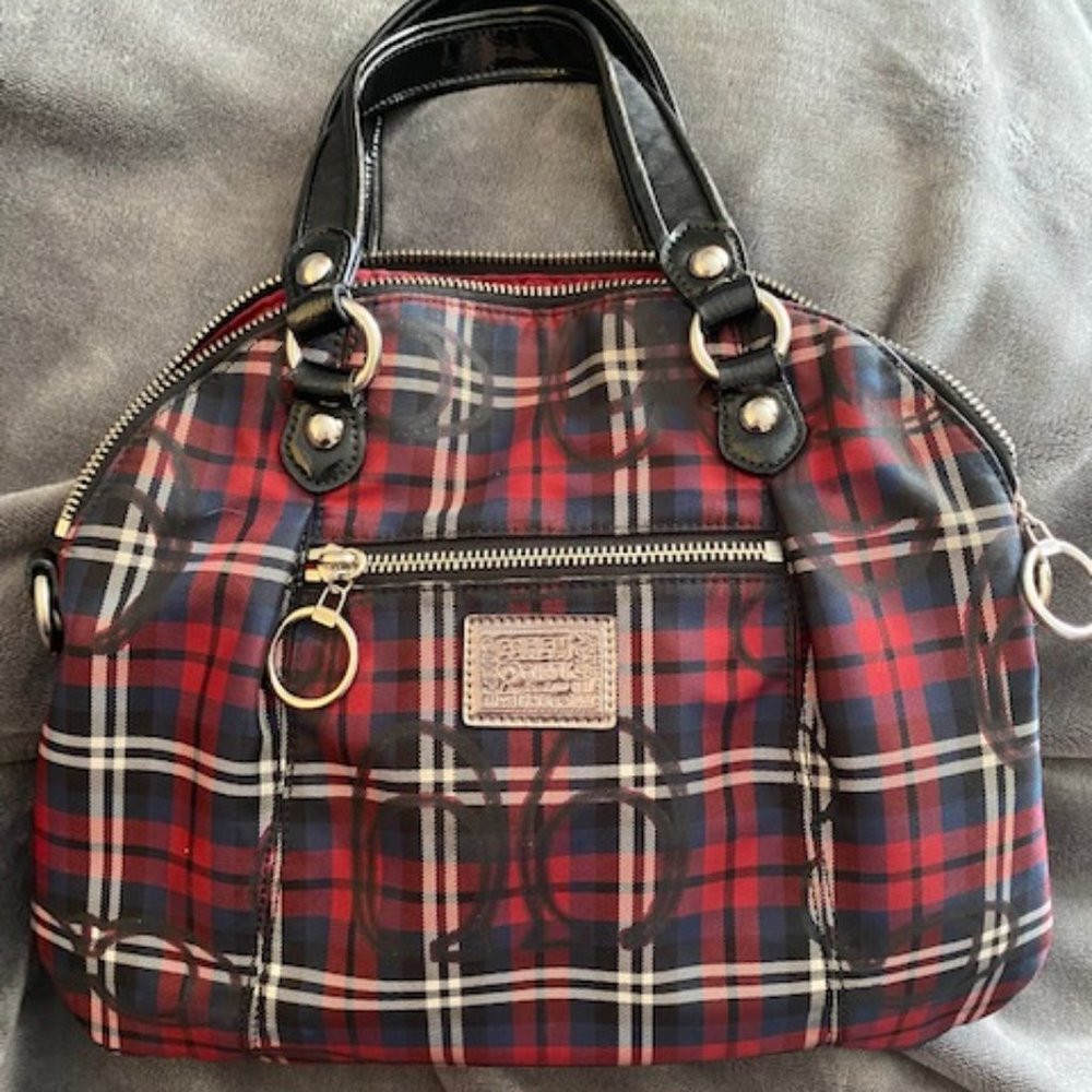 Poppy Plaid Coach